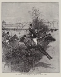 La carrera de punto a punto inter-regimental de los Guardias